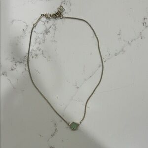 Kendra Scott Mint Green Pendant Necklace